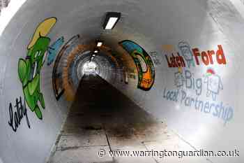 Pedestrian tunnel on Knutsford Road is given makeover