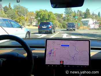Videos of Tesla&#39;s new &#39;full self-driving&#39; software look futuristic — but show just how far it is from full autonomy