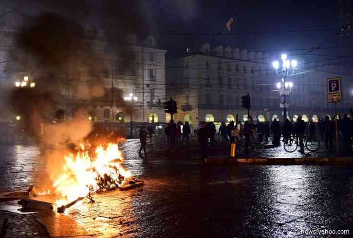 Protests flare in Italian cities against COVID-19 restrictions