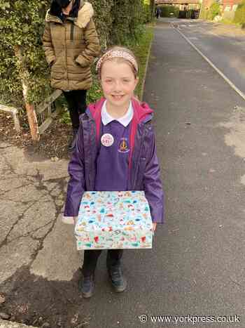 Archbishop of York Junior School shoebox appeal success