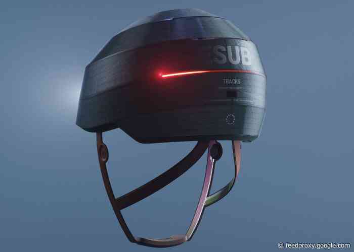 ESUB Tracks smart bicycle helmet