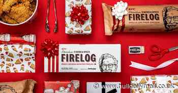 KFC launches fire log which smells like fried chicken