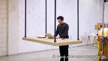 Flying Table: Christophe Petillaults Designer-Tisch ist ein Raumwunder
