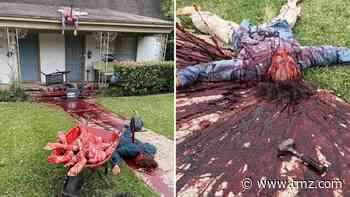 Morbid, Bloody Halloween Display Terrifies Dallas Residents, Cops Called