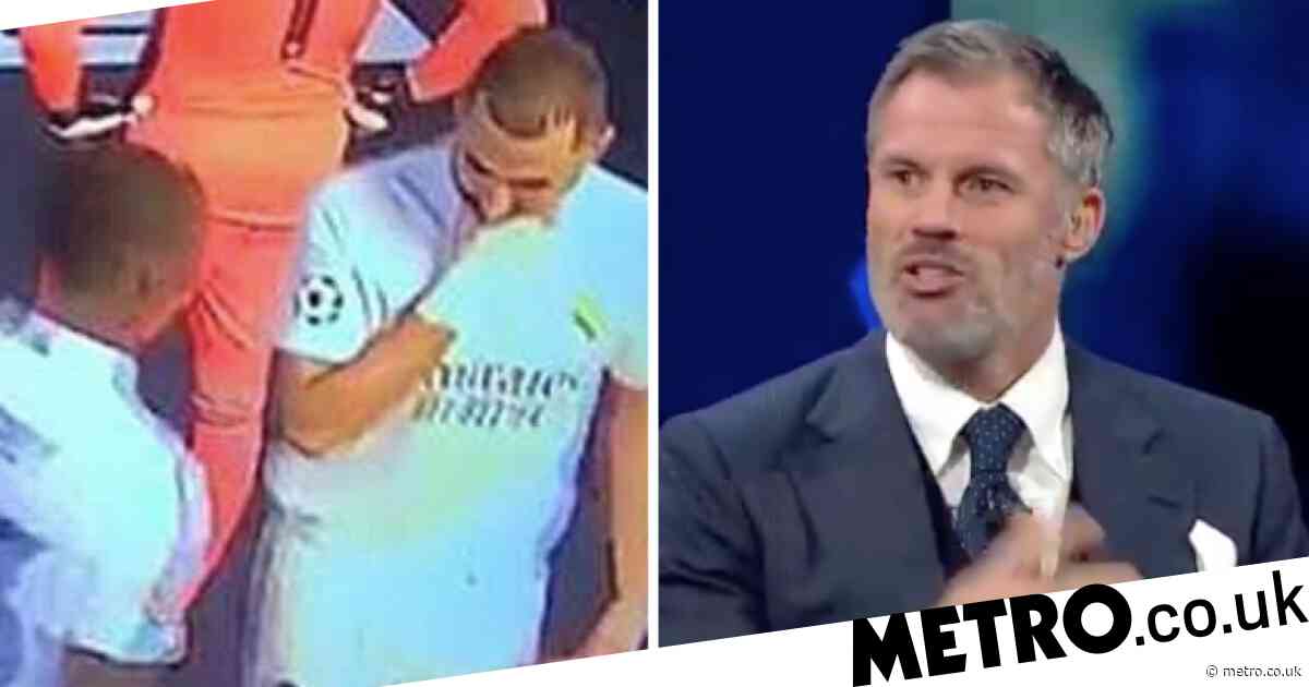 Jamie Carragher speaks out on Karim Benzema’s explosive Vinicius Junior rant in Real Madrid draw