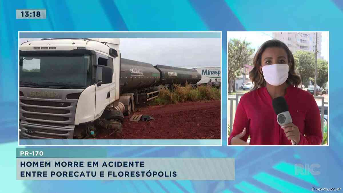 Homem morre em acidente entre Porecatu e Florestópolis - RIC Mais