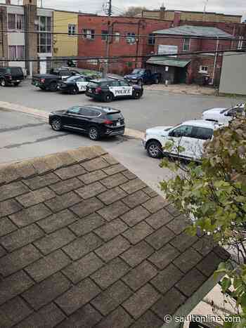 Heavy Police presence downtown