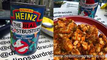 Man opens 28-year-old Ghostbusters-themed pasta can in Halloween experiment