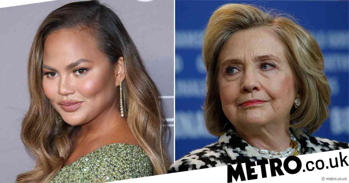 Chrissy Teigen fangirls after Hillary Clinton tweets her essay about miscarriage: ‘I’m so honored’
