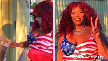 Lizzo Struts Her Way to the Ballot Box, Twerks After Voting