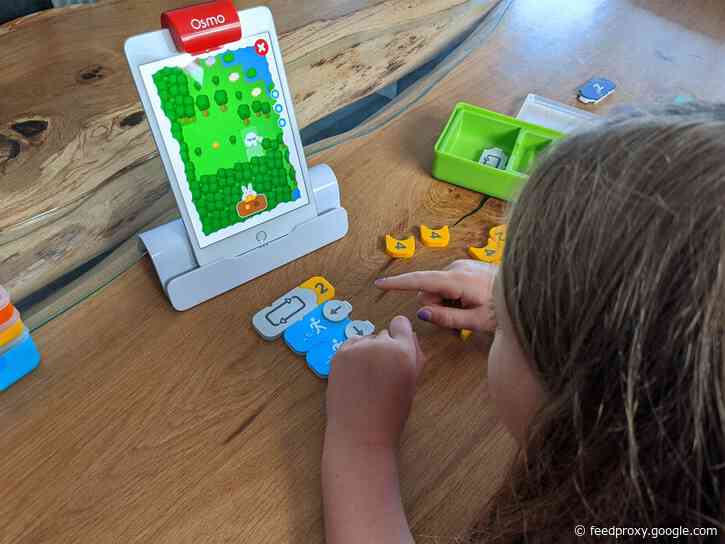 Osmo's learning kits are a fun way to introduce STEAM concepts to kids with engaging math and word games