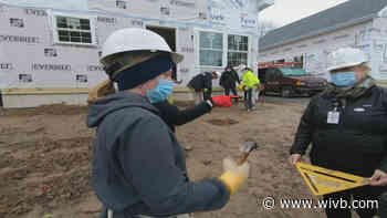 Executives from Kaleida Health help out on Habitat for Humanity build in Fruit Belt