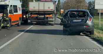Modena, incidente in via Emilia ovest tra tre auto - modenaindiretta.it