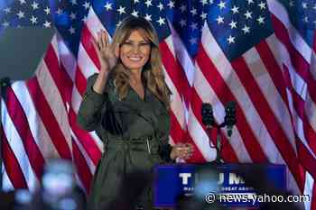 Melania Trump talks Covid diagnosis in solo campaign event