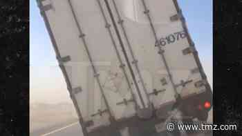 Strong Wind Nearly Topples Semi-Truck in Wild Video