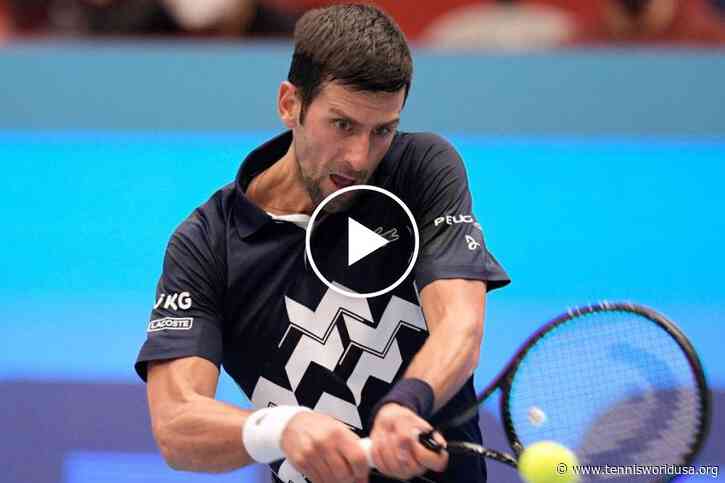 ATP Vienna: Novak Djokovic vs Borna Coric's match-point