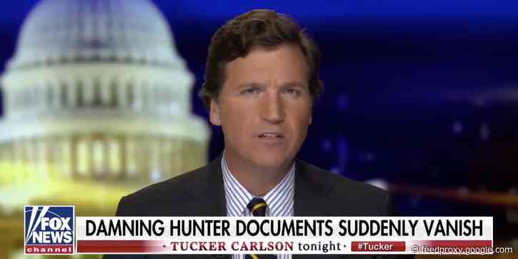 UPS says it is the firm which lost a cache of documents that Fox News host Tucker Carlson claimed would damage Joe Biden's campaign