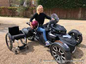 TV star Sophie Morgan reunited with stolen bike in SE London