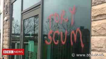 Morecambe and Lunesdale MP condemns 'Tory scum' graffiti attack