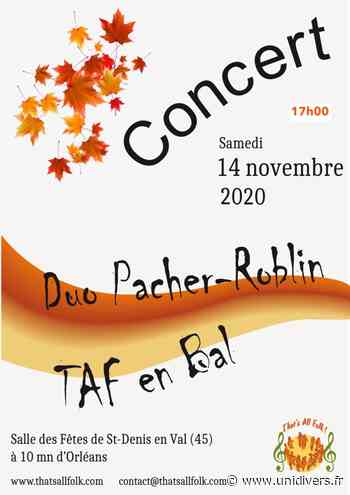 Concert folk Espace Pierre Lanson samedi 14 novembre 2020 - Unidivers