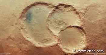 Funky crater triplet on Mars points to planet's mysterious past     - CNET