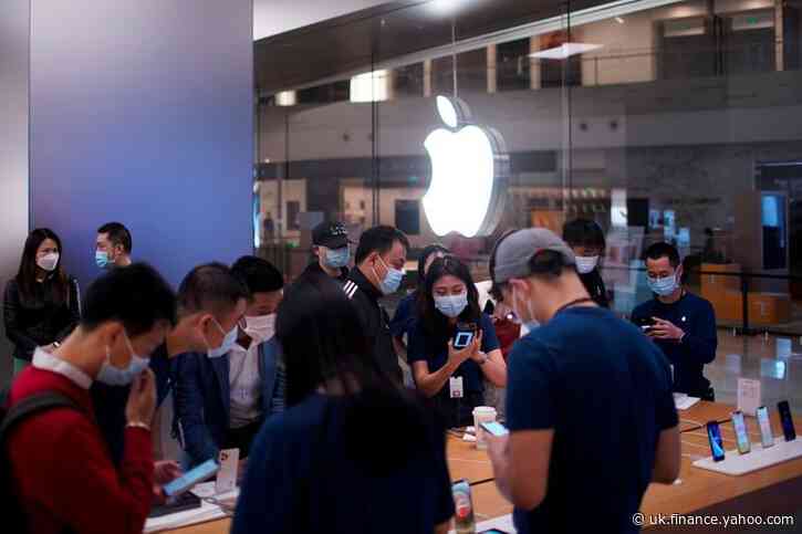 Apple stock pulled down by weak iPhone sales, China
