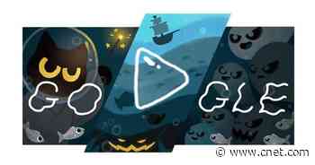 Halloween Google Doodle game resurrects Momo the black cat     - CNET