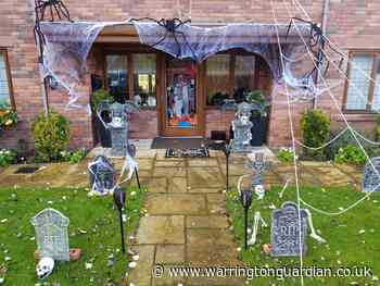 The story behind this Warrington family's amazing Halloween decorations - Warrington Guardian