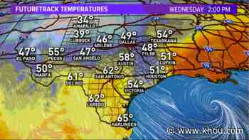 Cold Alert! Chilliest daytime highs of the season rush into Houston Wednesday - KHOU.com