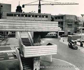 Car park steps added to Blackburn's new shopping centre