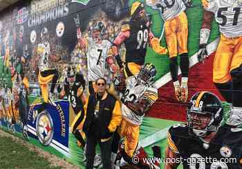 A Steelers mural in Edinboro gains new champions — and a new life