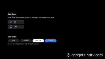 Google Introduces Data Saver Feature for Android TV Users in India With Limited Mobile Data