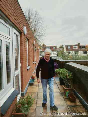 Marigold Minear, 85, is strolling through isolation