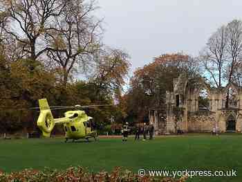 Fire service attending after woman goes into River Ouse