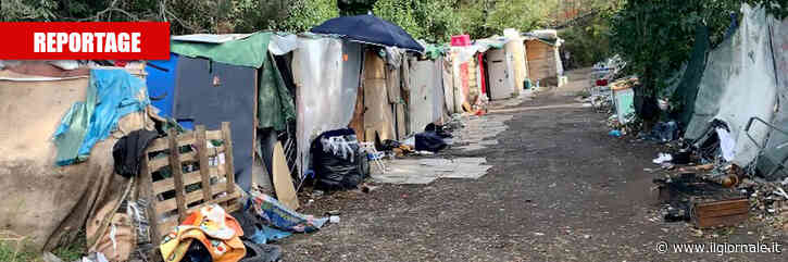 Baracche e cumuli di spazzatura: l'ex caserma militare in mano ai rom