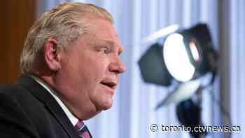 Ontario premier facing internal backlash over COVID-19 restrictions