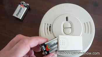 This weekend's time change a good opportunity to check smoke alarms - Lethbridge News Now