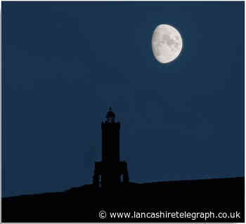 Lee Mansfield: Burnley-based photographer's latest lunar image captures Darwen Tower in moonlight