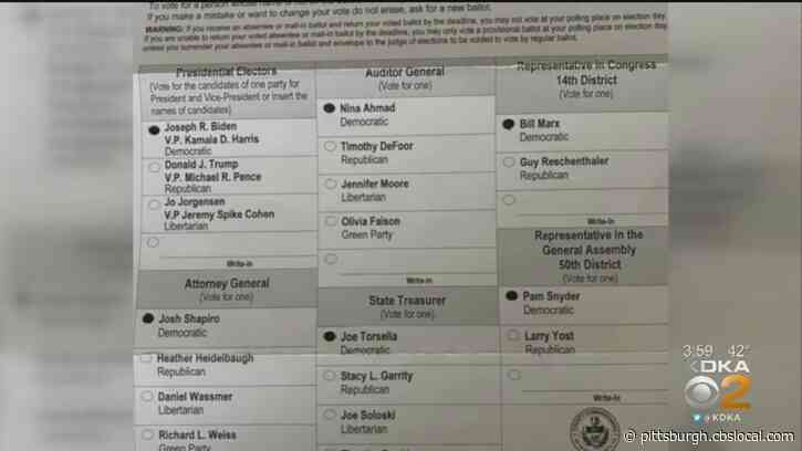 Fayette County District Attorney: 2 Voters Received Pre-Filled Mail-In Ballots