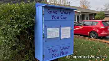 Oshawa, Ont. neighbourhood launches their own 'Little Free Pantry'