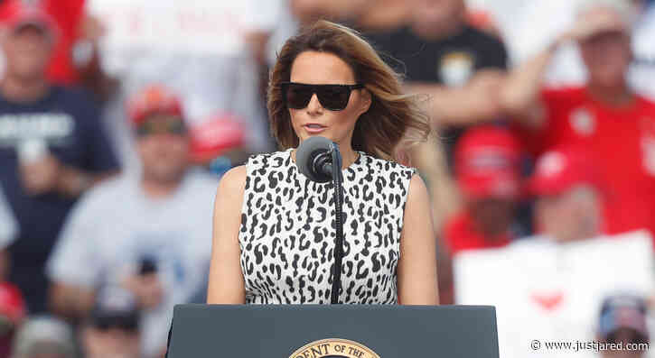 The 'Fake Melania' Theories Are Continuing After Melania Trump's Speech at Florida Rally (See Photos)