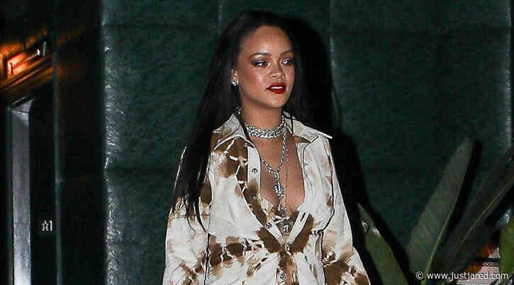 Rihanna Leaves a Set After Seemingly Filming a New Music Video!