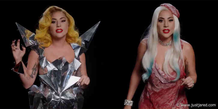 Lady Gaga Wears Her Iconic Outfits Again for New Voting PSA - Watch Now!