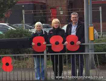 Heartwarming response as Remembrance Day poppies replaced in Astley Bridge