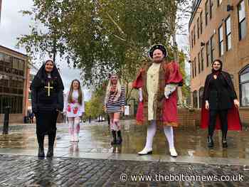Bolton Halloween 2020: Workers in fancy dress give shoppers a shock