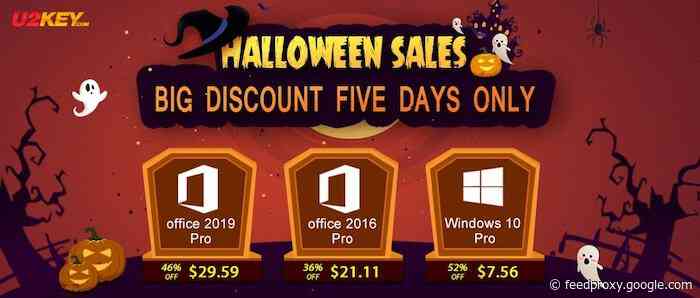 Halloween Sales: Windows 10 Pro with $7.56 and Office 2016 Pro with $21.11