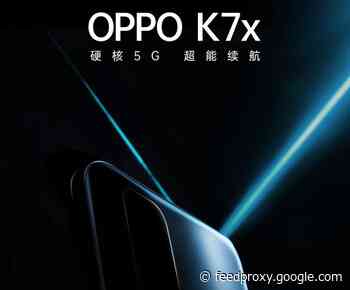 Oppo K7x smartphone is coming next week