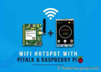 Raspberry Pi smartphone and hotspot project using PiTalk