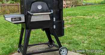 This gravity-fed charcoal grill cooks with tons of barbecue flavor     - CNET