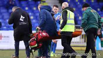 Fears for Bobby Burns injury as 'road of recovery' ahead following clash in Glentoran's defeat to Coleraine
